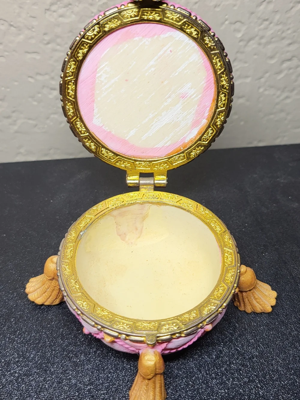 Vintage Disney Sleeping Beauty Princess Aurora Ottoman Trinket Box
